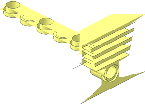 ~Car Base  4 x 14 x  2.333 - End