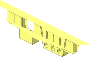 ~Car Base  4 x 14 x  2.333 - Side