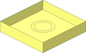 ~Tile  2 x  2 without Groove without Top Face