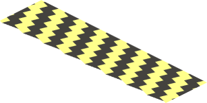 ~Tile  1 x  2 with Carbon Fibre Pattern - Half Pattern