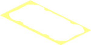 ~Tile  1 x  2 with Bedroll Pattern - Frame