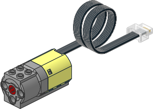Electric Power Functions 2.0 Medium Motor with Coiled Cable