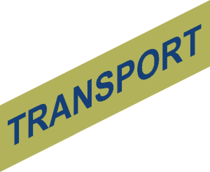 ~Door  1 x  5 x  4 Left Blue "Transport" Pattern