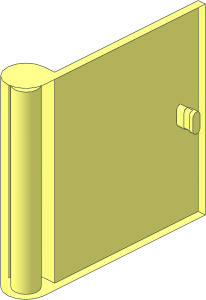 ~Door  1 x  5 x  4 Left without Front Face