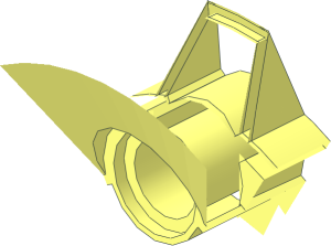 ~Wheel Rim 18 x 37 with 6 Pegholes - 1/6