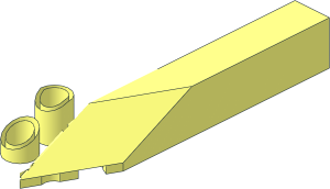 ~Wedge  6 x  8 Triple with Cutout  4 x  4 Right Side