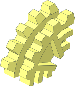 ~Technic Tread Sprocket Wheel 20 Tooth Thin - 1/4