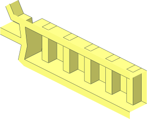 ~Technic Tread Frame 5-point Junction