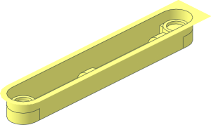 ~Technic Gear Rack Double with Ball Joint Subpart