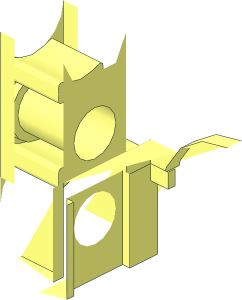 ~Electric Technic Motor 4.5V  6 x 17 x  5 - Main Half Base Type 1