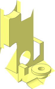 ~Electric Technic Motor 4.5V  6 x 17 x  5 - Main Half Base Type 2