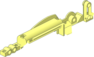 ~Electric Technic Motor 4.5V  6 x 17 x  5 Base - Main Half