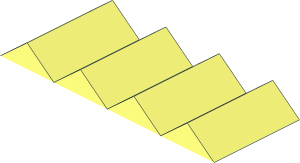 ~Train Track Rail Straight 4 Teeth