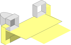 ~Train Track 12V Straight Insert: Sweep Front/End