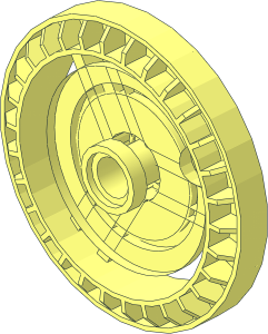 ~Technic Disc  5 x  5 without Top Surface