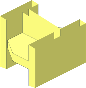 ~Technic Disc  5 x  5 Border Segment