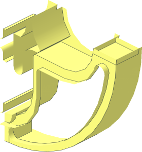 ~1/8 of 36 Tooth Double Bevel Gear Hub