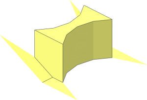 ~Technic Connector  3 x  4.5 x  2.333 with Pin Subpart 1
