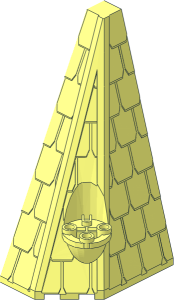 ~Roof  6 x  8 x  9 Half Pyramid - Half