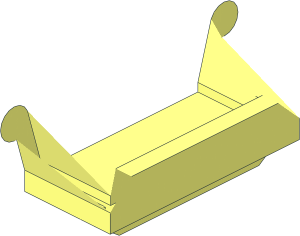 ~Train Track Roller Coaster Ramp End Piece