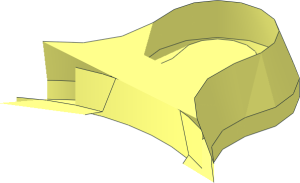 ~Plate Gear  6 Tooth  2 x  2 Tooth without Top Surface