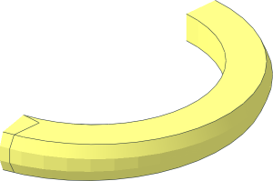 ~Minifig Chakram Half