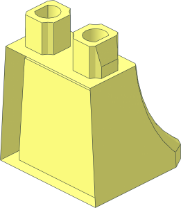 ~Minifig Hips and Skirt without Patternable Areas