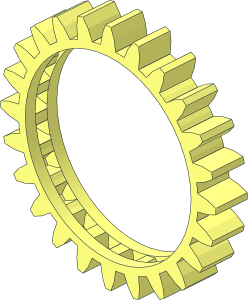 ~Technic Gear 24 Tooth - Teeth and Outer Ring