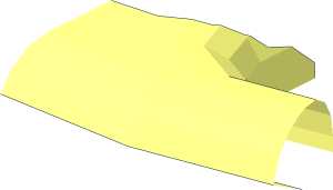 ~Technic Pulley Wheel 5D Round Segment