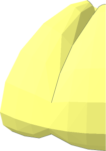 ~Minifig Cook's Hat Puff - 1/8