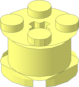 ~Brick  2 x  2 Round without Reinforcement without Outer Surface