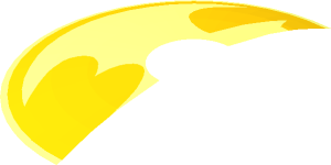 ~Dish  4 x  4 Inverted with Inverted Yellow Batman Logo Pattern - Half