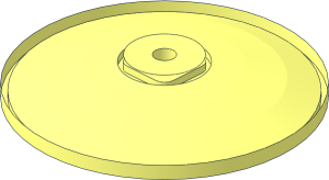 ~Dish  8 x  8 Inverted without Top Surface