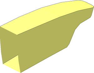 ~Minifig Axe with Pick End and Long Handle Head