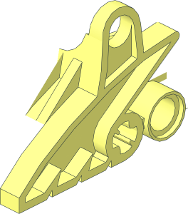 ~Constraction Foot  2 x  5 x  3 with Ball Socket - Half