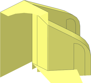 ~Technic Bionicle Leg  4 x  4 with Two Ball Joints - Quarter
