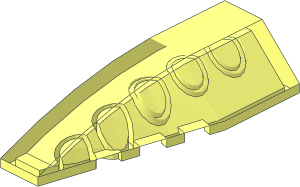 ~Wedge  2 x  6 Double Left without Sloped Faces