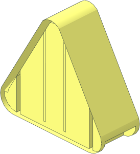 ~Duplo Brick  1 x  3 x  2 Triangle without Front