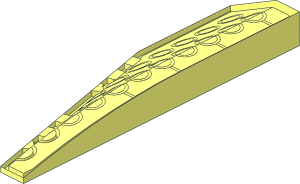 ~Wedge 12 x  3 x  1 Rounded Left Without Top Faces