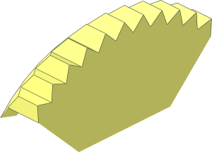 ~Hose Reel  2 x  4 x  2 Drum - Teeth Segment
