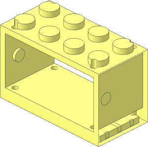 ~Hose Reel  2 x  4 x  2 Holder without Side Faces