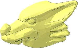 ~Minifig Headdress Werewolf Half