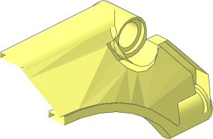 ~Technic Panel  9 x  2 x  3 Mudguard Arched #30 Half without Front