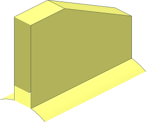 ~Wheel 20 x 30 Smooth with 6 Pegholes - 1/6 without Axlehole