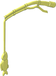 ~Fabuland Fishing Rod Half