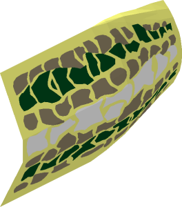 ~Animal Serpent Basilisk Body Segment - Scales Pattern