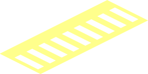 ~Road 6-Stud Crossing Pattern
