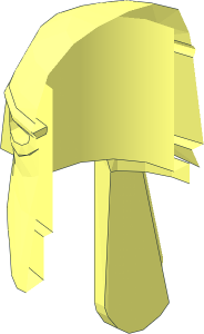 ~Minifig Helmet SW Snowtrooper - Half