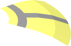 ~Dish  6 x  6 Inverted with 6 Spoke Grey Radial Pattern 1/6