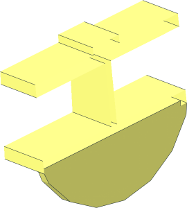 ~Wheel 22 x 172 Segment - 1 Fin